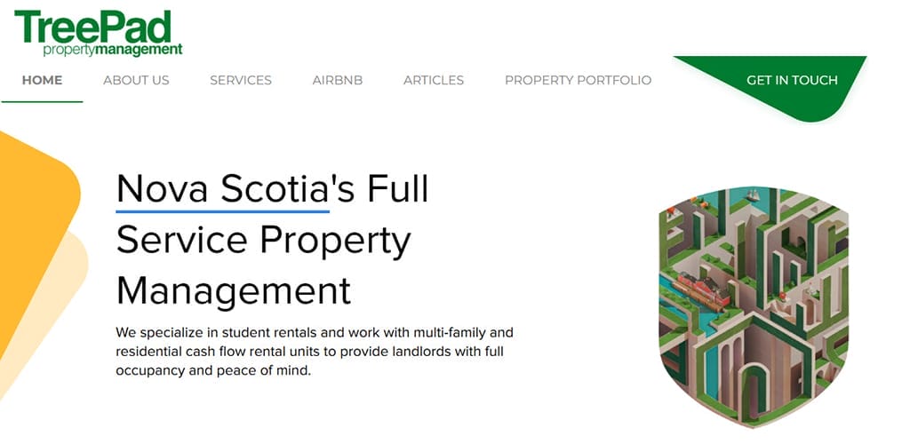 screen capture of the homepage before rebuilding the theme